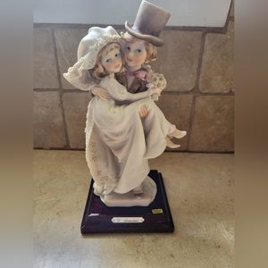 Giuseppe Armani "Just Married" Ceramic Decor Figurine 1986 Florence Couple